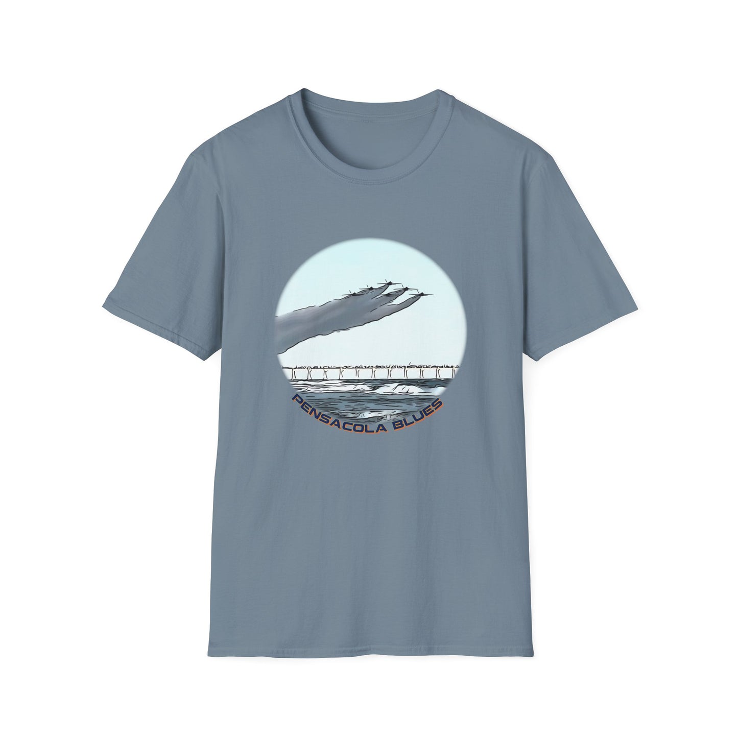 Blue Angels Beach Buzz on Pensacola Beach T-Shirt - PF01