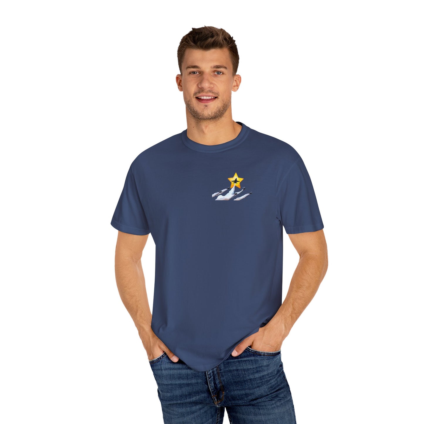 Pensacola Blues Gold Star Pocket featuring Missing Man Formation - PBP06