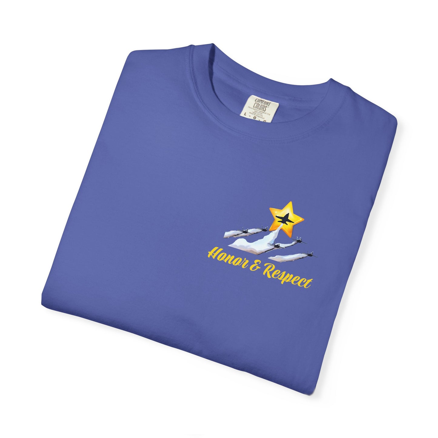 Pensacola Blues Gold Star "Honor & Respect" Pocket featuring Missing Man Formation - PBP10