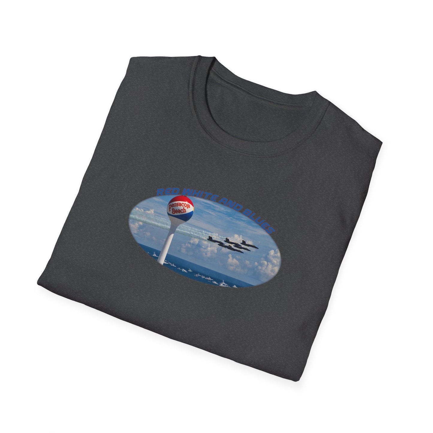 Blue Angels Red, White, and Blues Pensacola Beach Airshow T-Shirt
