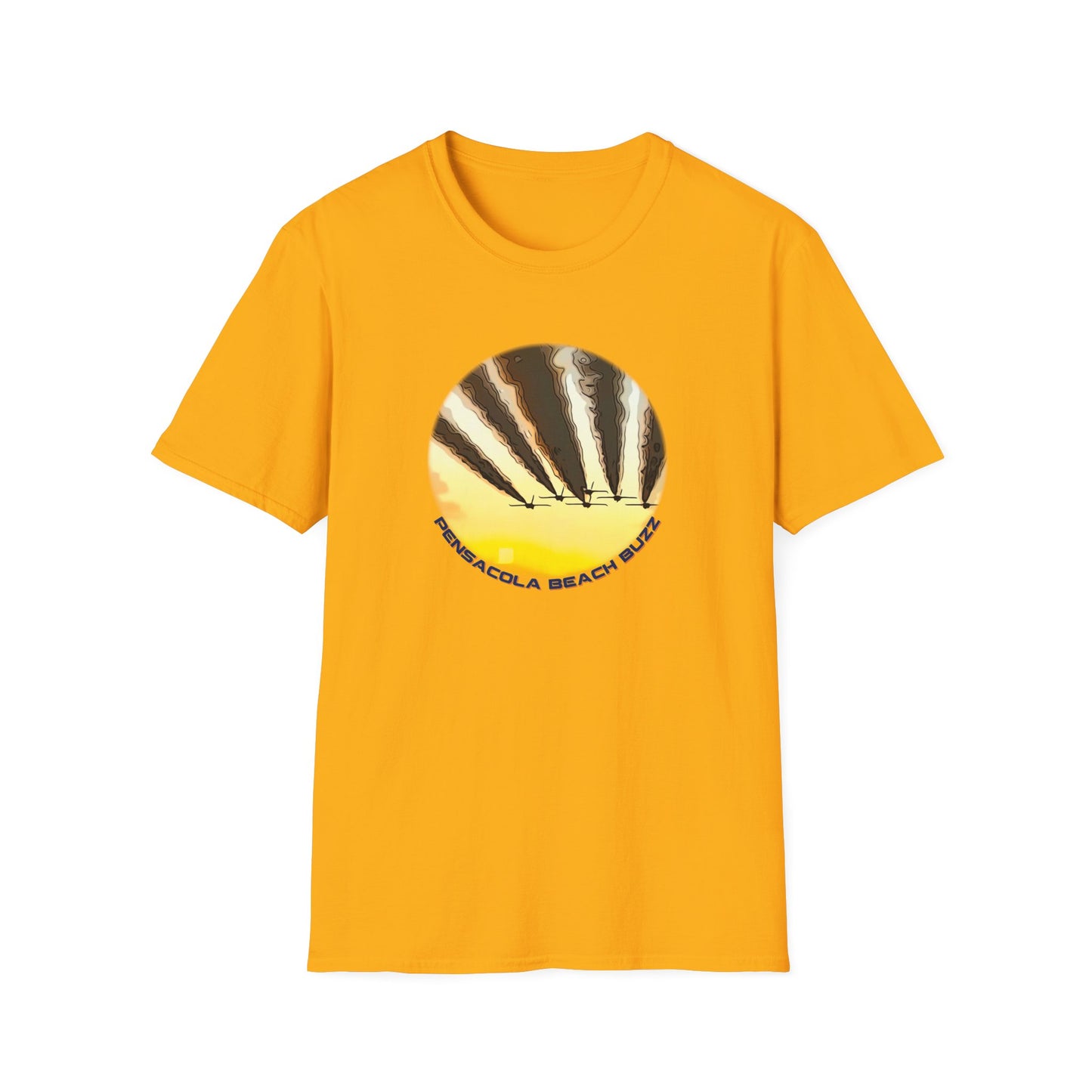 Blue Angels Beach Buzz on Pensacola Beach T-Shirt