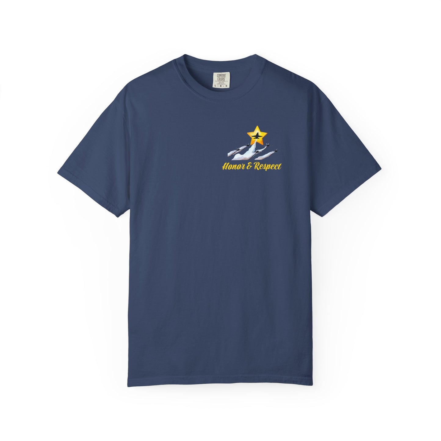 Pensacola Blues Gold Star "Honor & Respect" Pocket featuring Missing Man Formation - PBP10