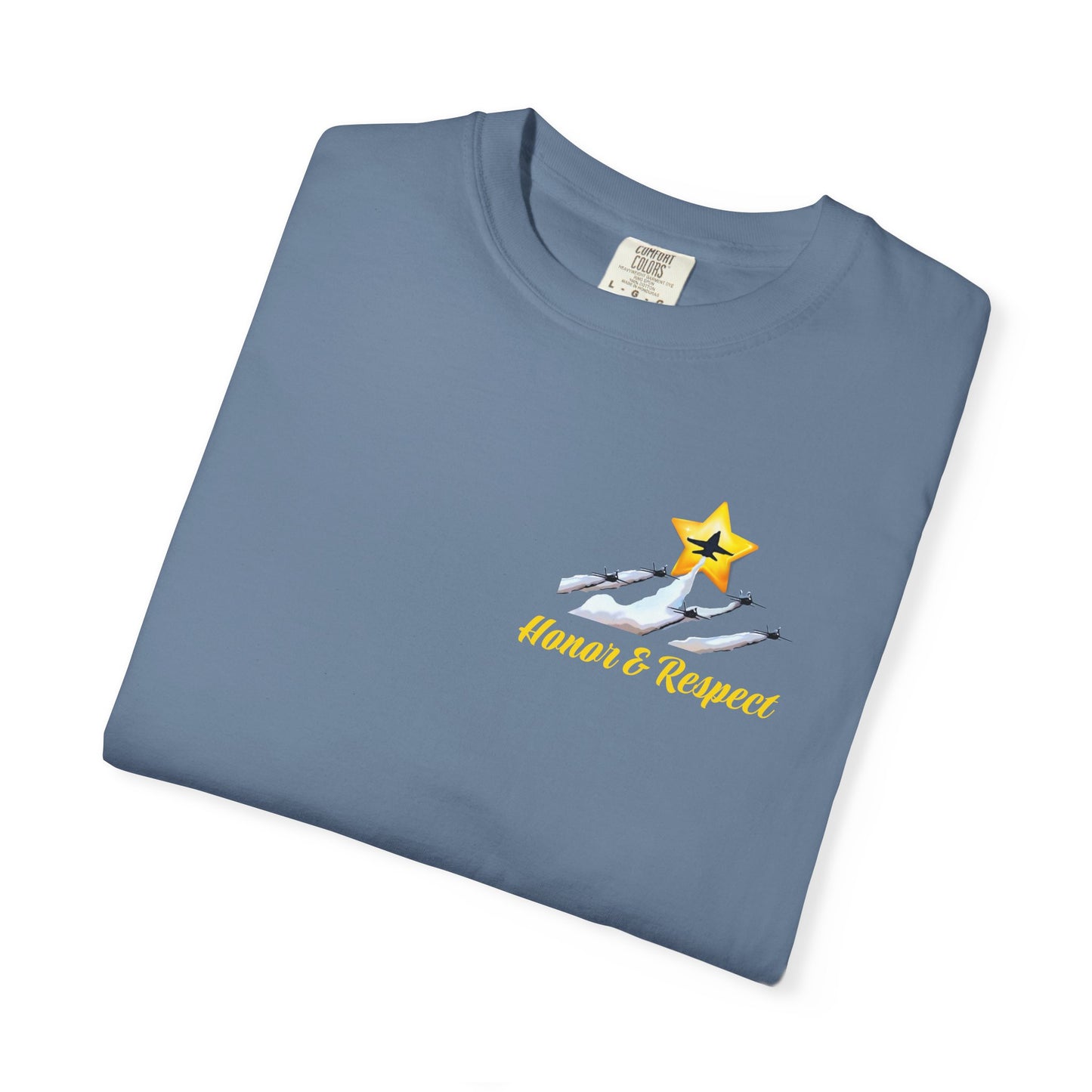 Pensacola Blues Gold Star "Honor & Respect" Pocket featuring Missing Man Formation - PBP10