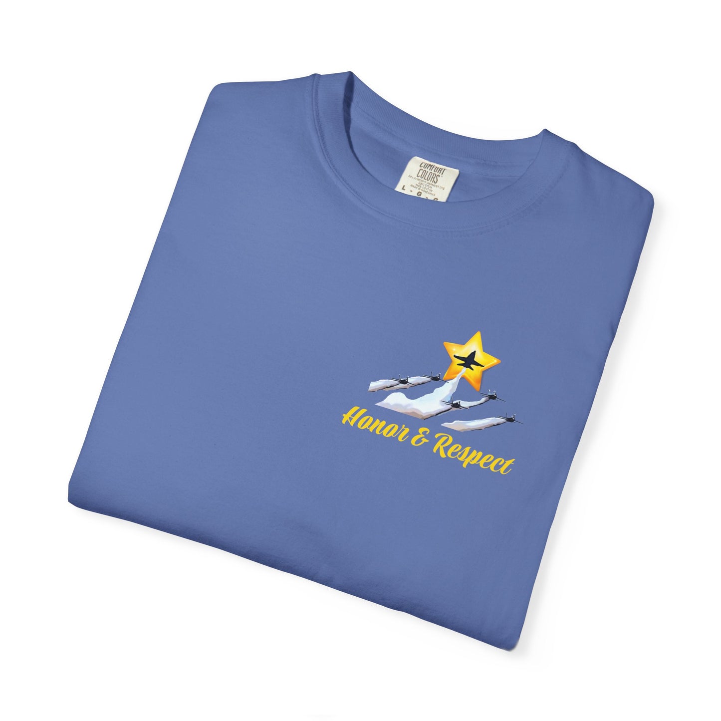 Pensacola Blues Gold Star "Honor & Respect" Pocket featuring Missing Man Formation - PBP10