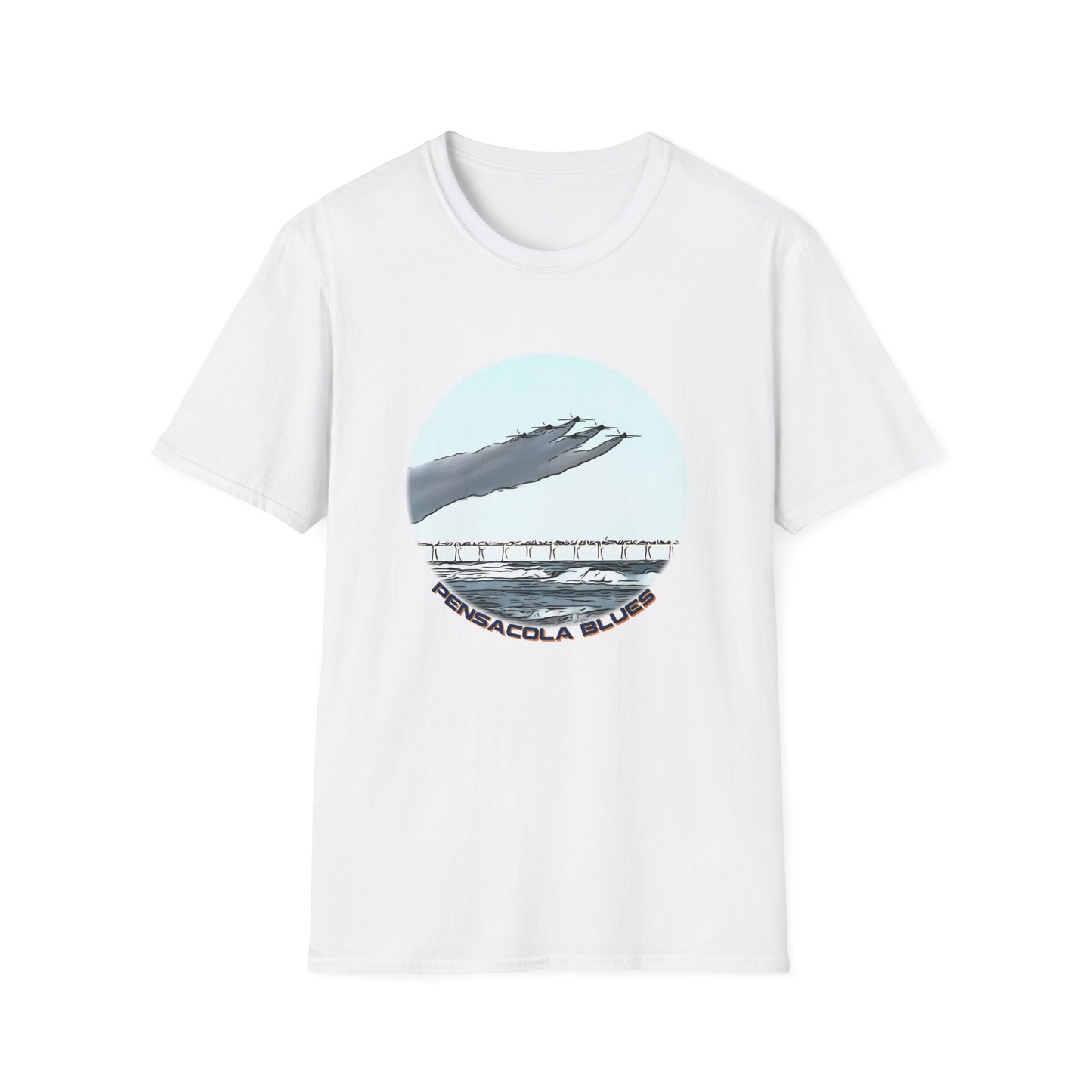 Blue Angels Beach Buzz on Pensacola Beach T-Shirt - PF01