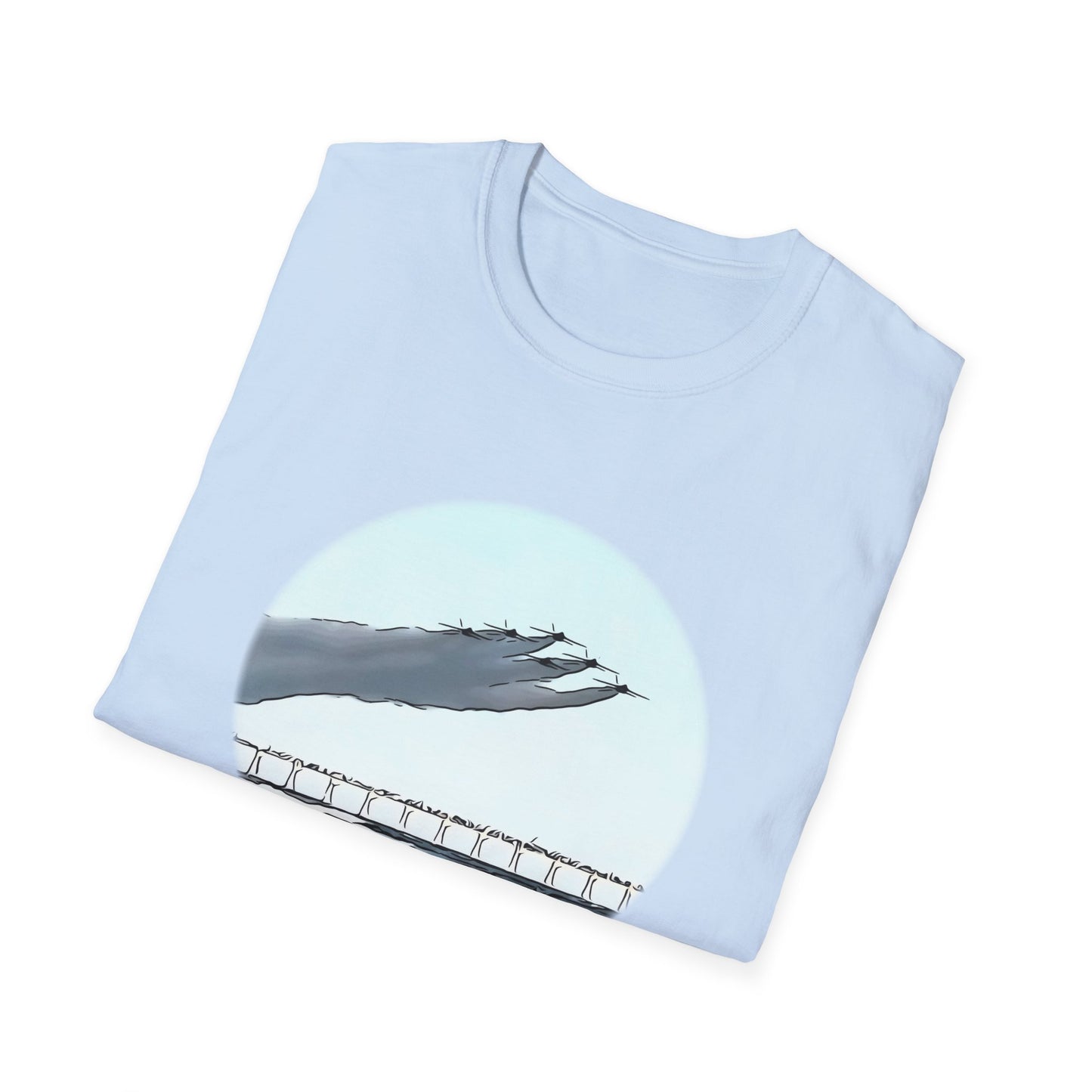 Blue Angels Beach Buzz on Pensacola Beach T-Shirt - PF01