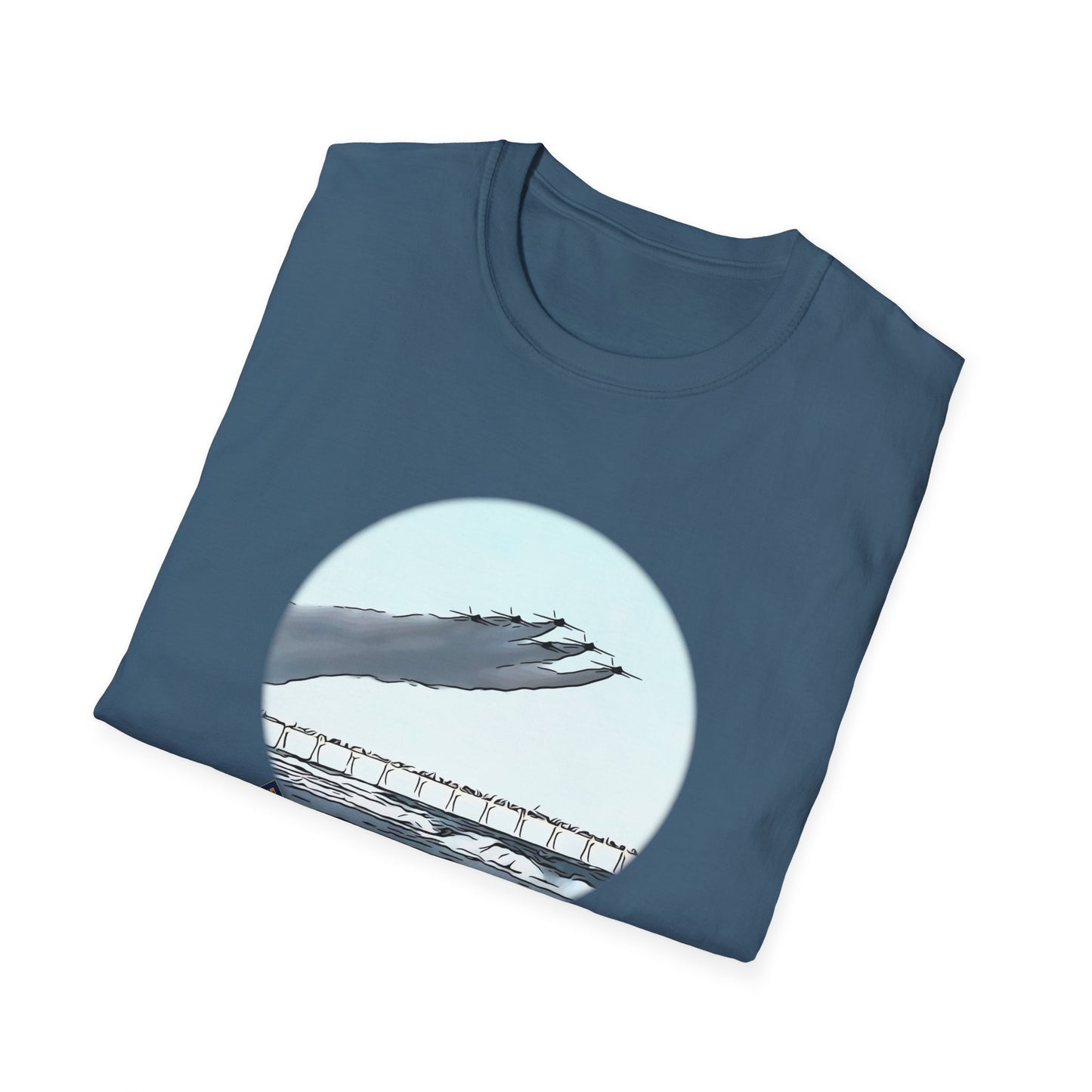 Blue Angels Beach Buzz on Pensacola Beach T-Shirt - PF01