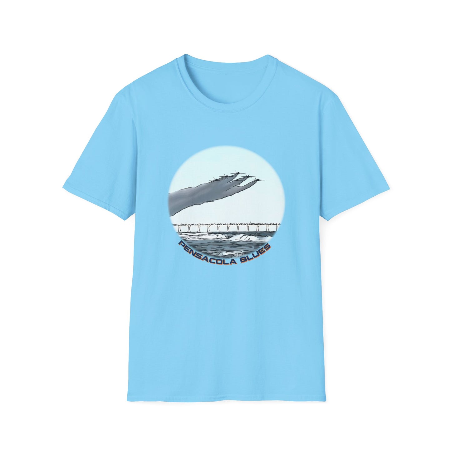Blue Angels Beach Buzz on Pensacola Beach T-Shirt - PF01