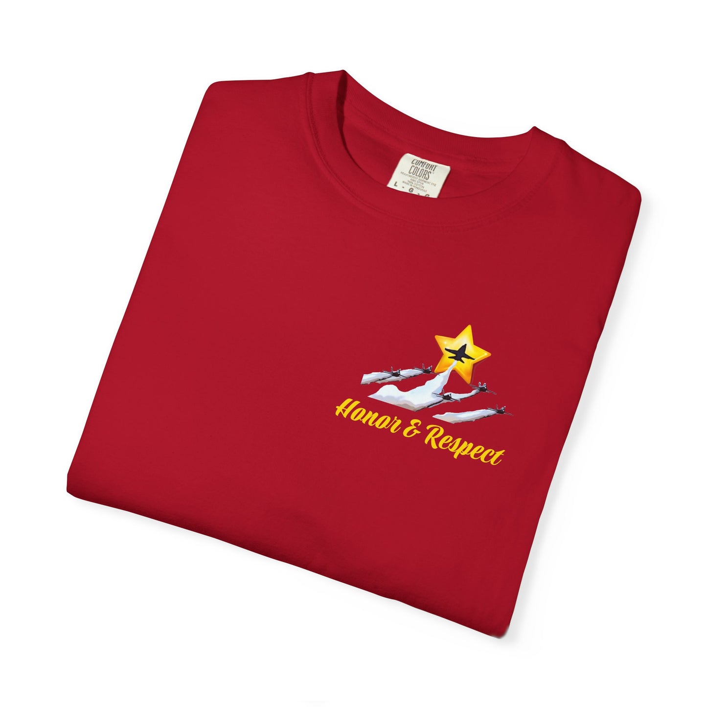 Pensacola Blues Gold Star "Honor & Respect" Pocket featuring Missing Man Formation - PBP10
