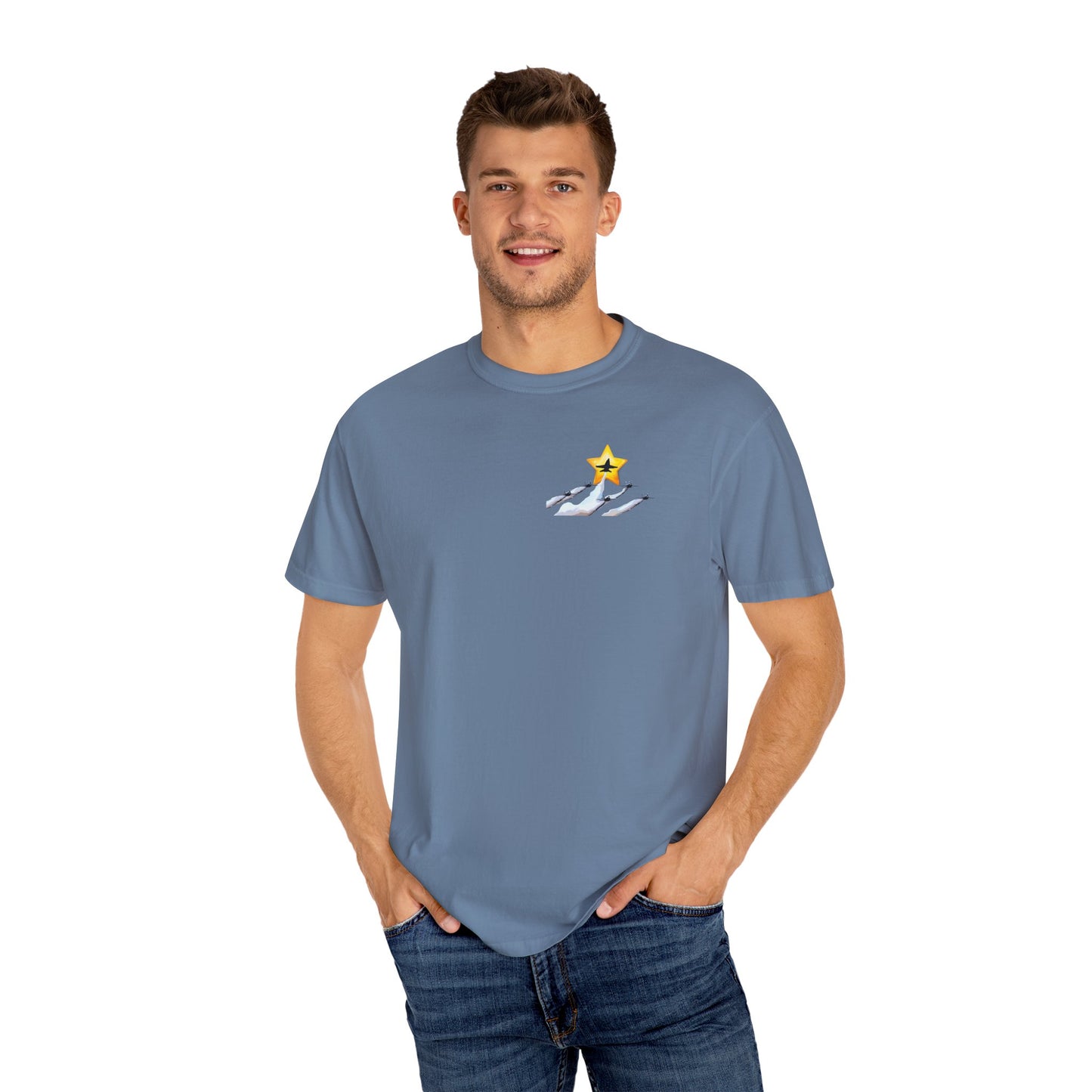 Pensacola Blues Gold Star Pocket featuring Missing Man Formation - PBP06