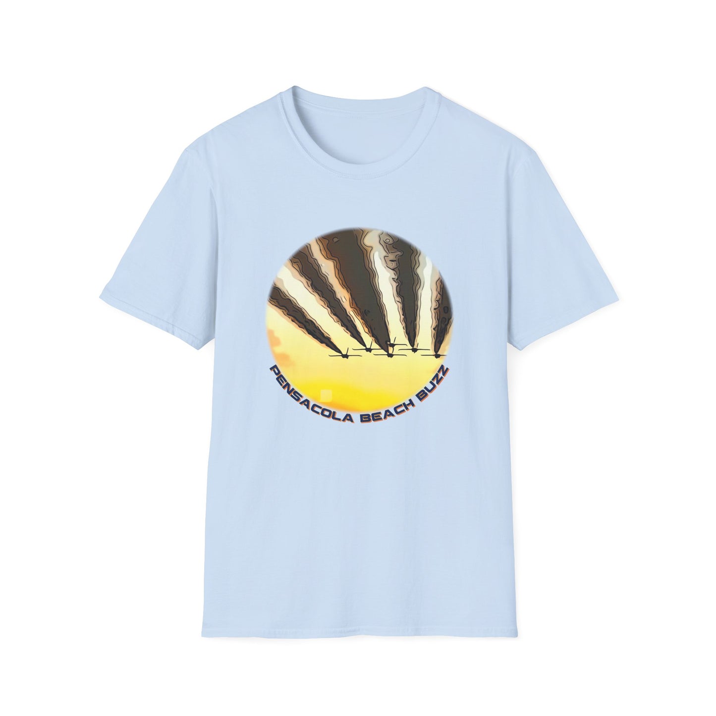Blue Angels Beach Buzz on Pensacola Beach T-Shirt