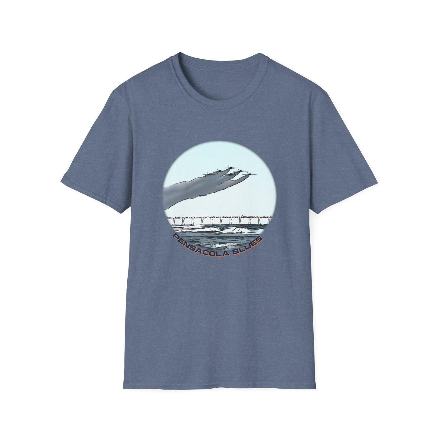 Blue Angels Beach Buzz on Pensacola Beach T-Shirt - PF01
