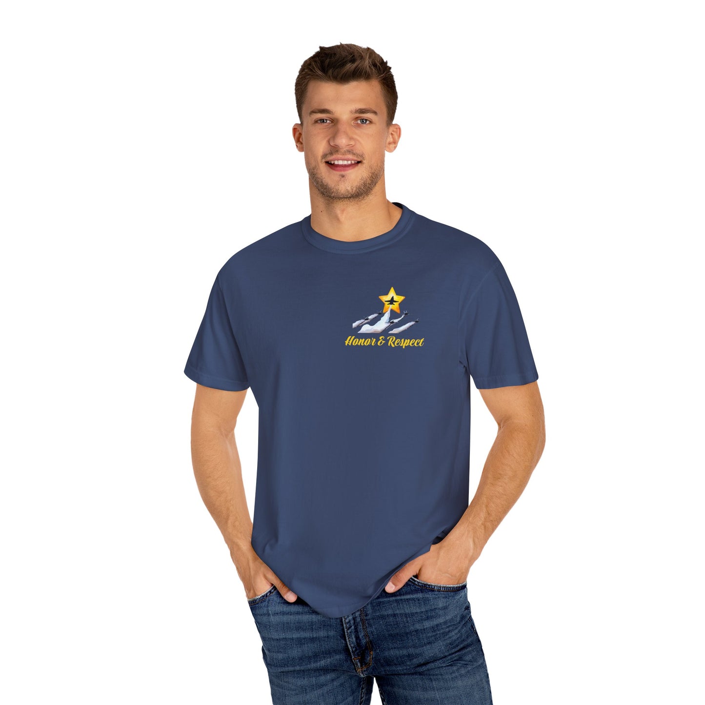 Pensacola Blues Gold Star "Honor & Respect" Pocket featuring Missing Man Formation - PBP10