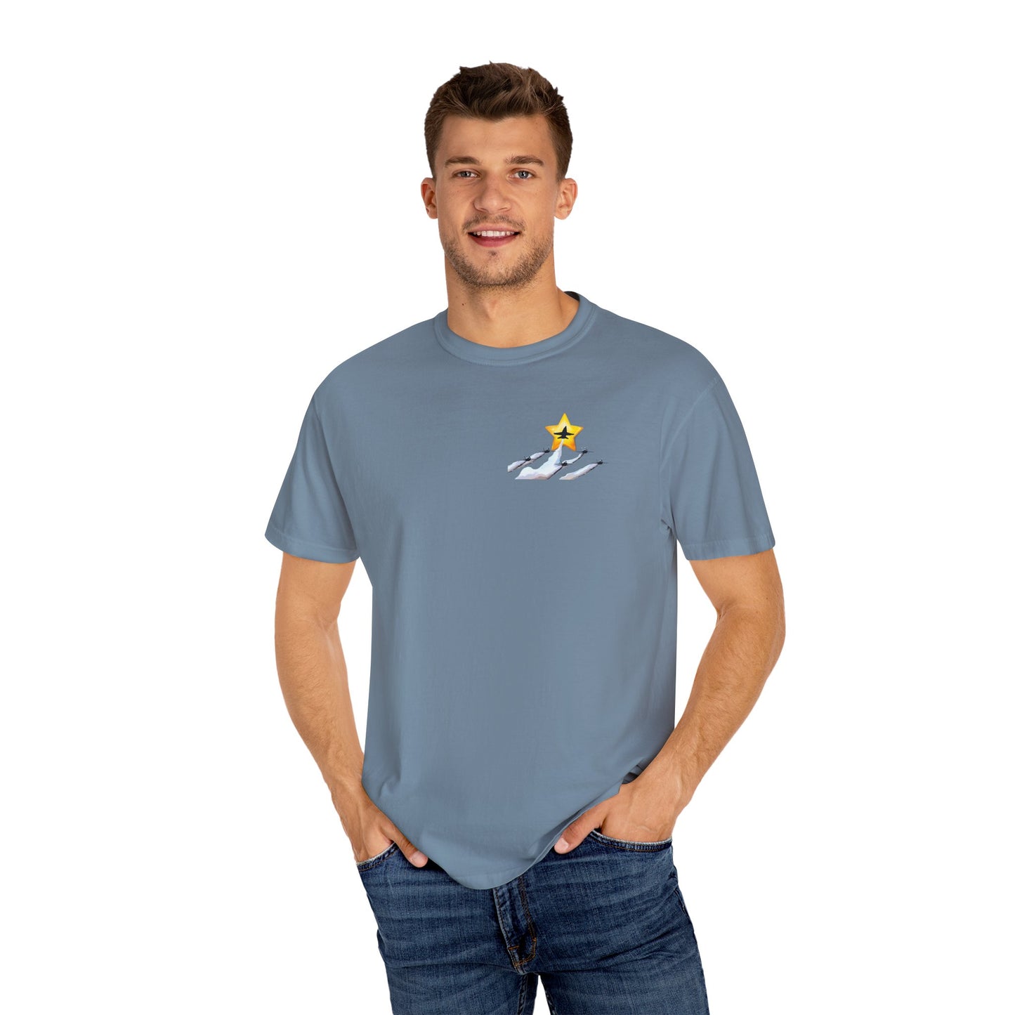 Pensacola Blues Gold Star Pocket featuring Missing Man Formation - PBP06