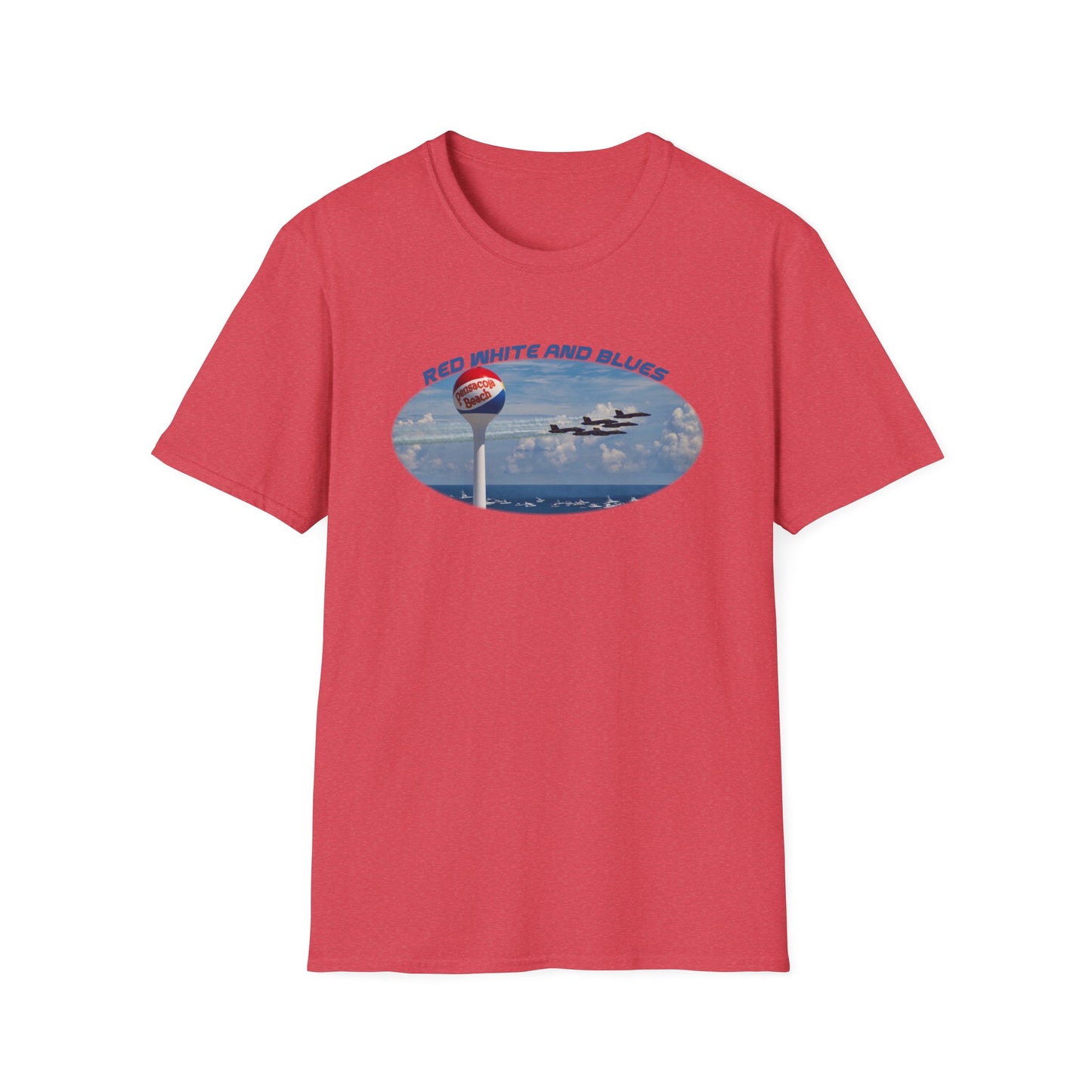 Blue Angels Red, White, and Blues Pensacola Beach Airshow T-Shirt