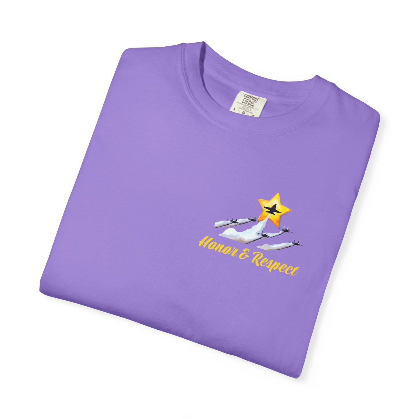Pensacola Blues Gold Star "Honor & Respect" Pocket featuring Missing Man Formation - PBP10
