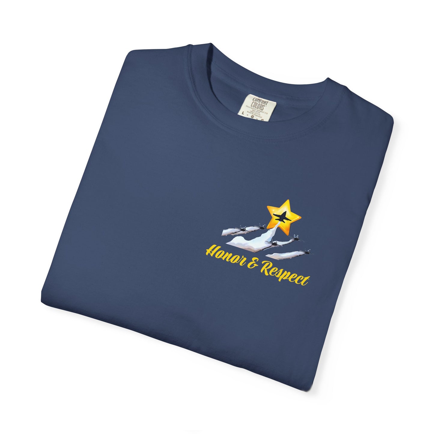 Pensacola Blues Gold Star "Honor & Respect" Pocket featuring Missing Man Formation - PBP10