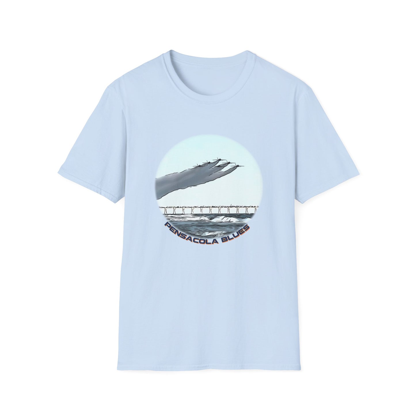 Blue Angels Beach Buzz on Pensacola Beach T-Shirt - PF01