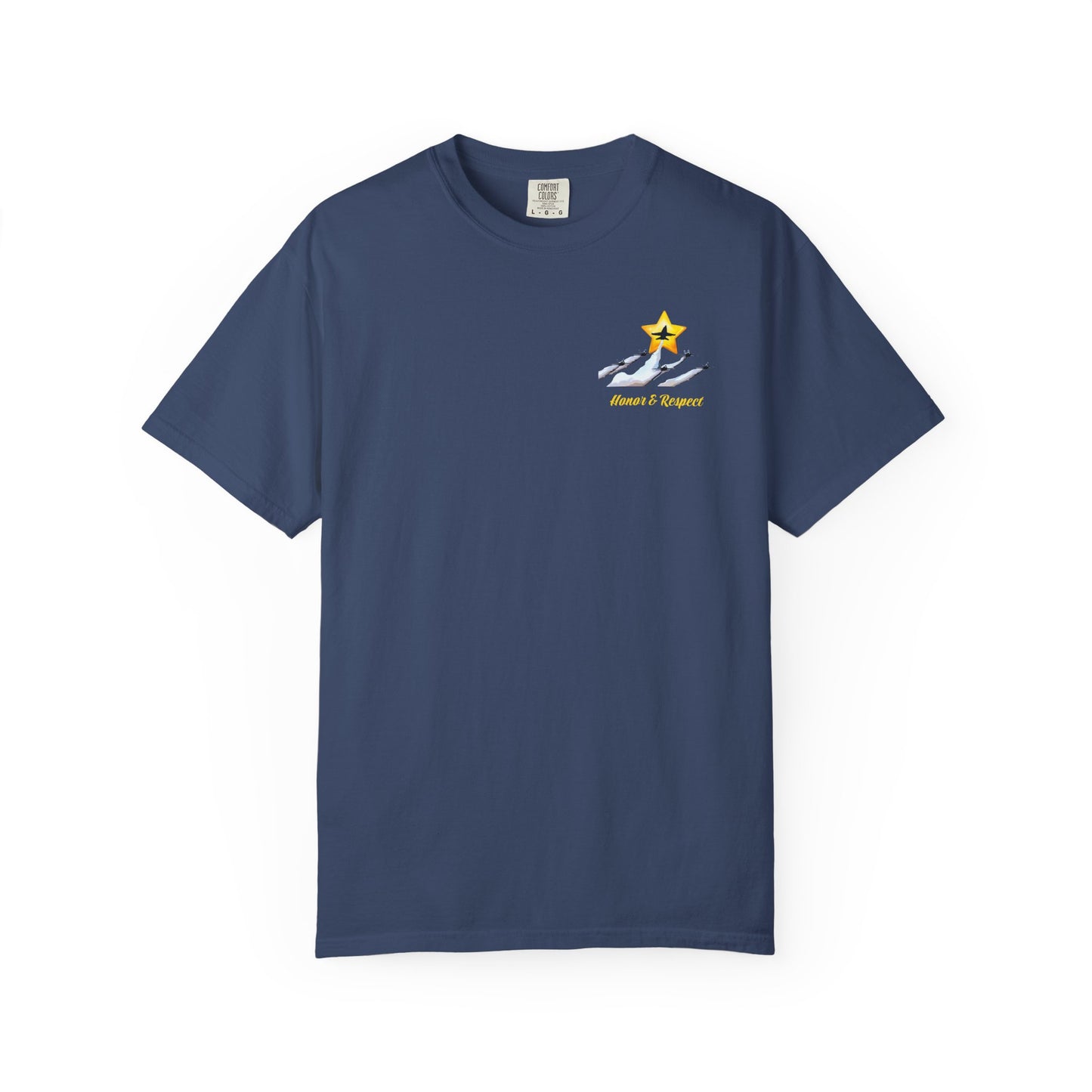 Pensacola Blues Gold Star "Honor & Respect" Pocket featuring Missing Man Formation - PBP10