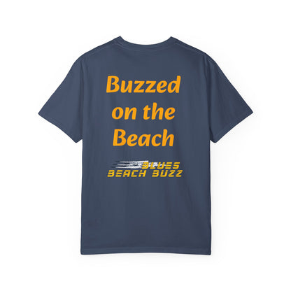 Pensacola Blues Beach Buzz featuring Blue Angels Beach Buzz crossing the Pensacola Beach Pier  - PBB02