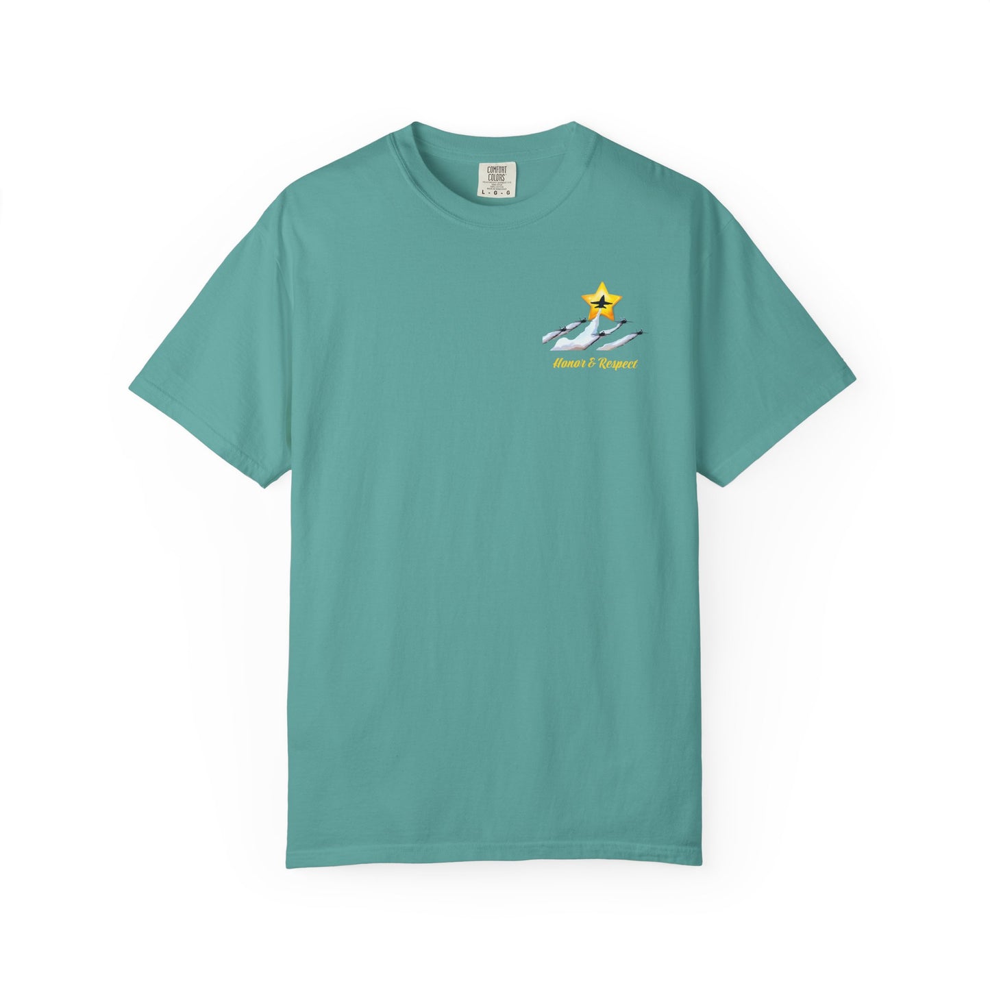 Pensacola Blues Gold Star "Honor & Respect" Pocket featuring Missing Man Formation - PBP10