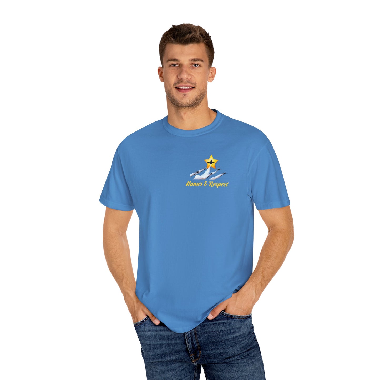 Pensacola Blues Gold Star "Honor & Respect" Pocket featuring Missing Man Formation - PBP10
