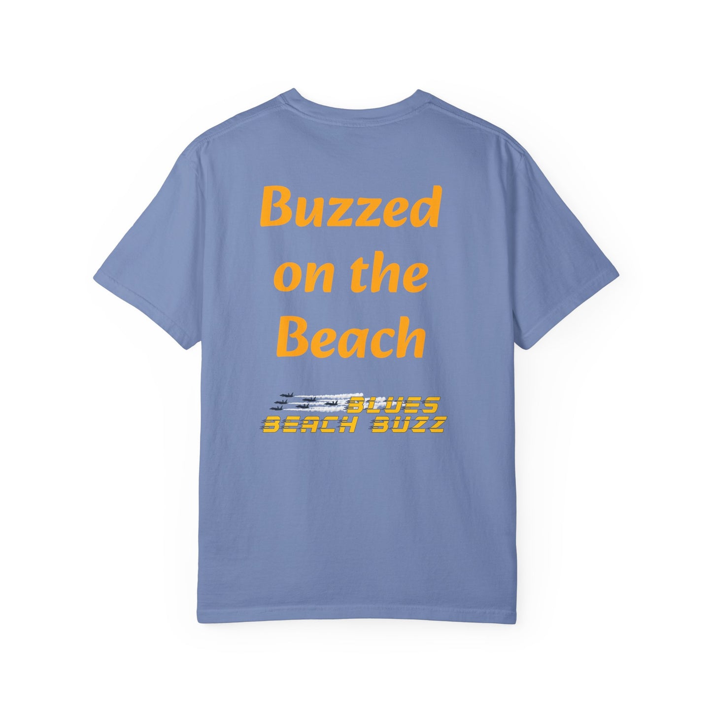 Pensacola Blues Beach Buzz featuring Blue Angels Beach Buzz crossing the Pensacola Beach Pier  - PBB02