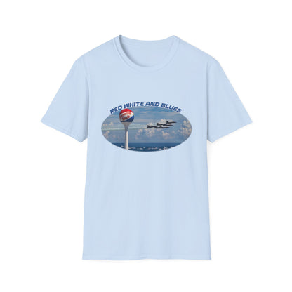 Blue Angels Red, White, and Blues Pensacola Beach Airshow T-Shirt