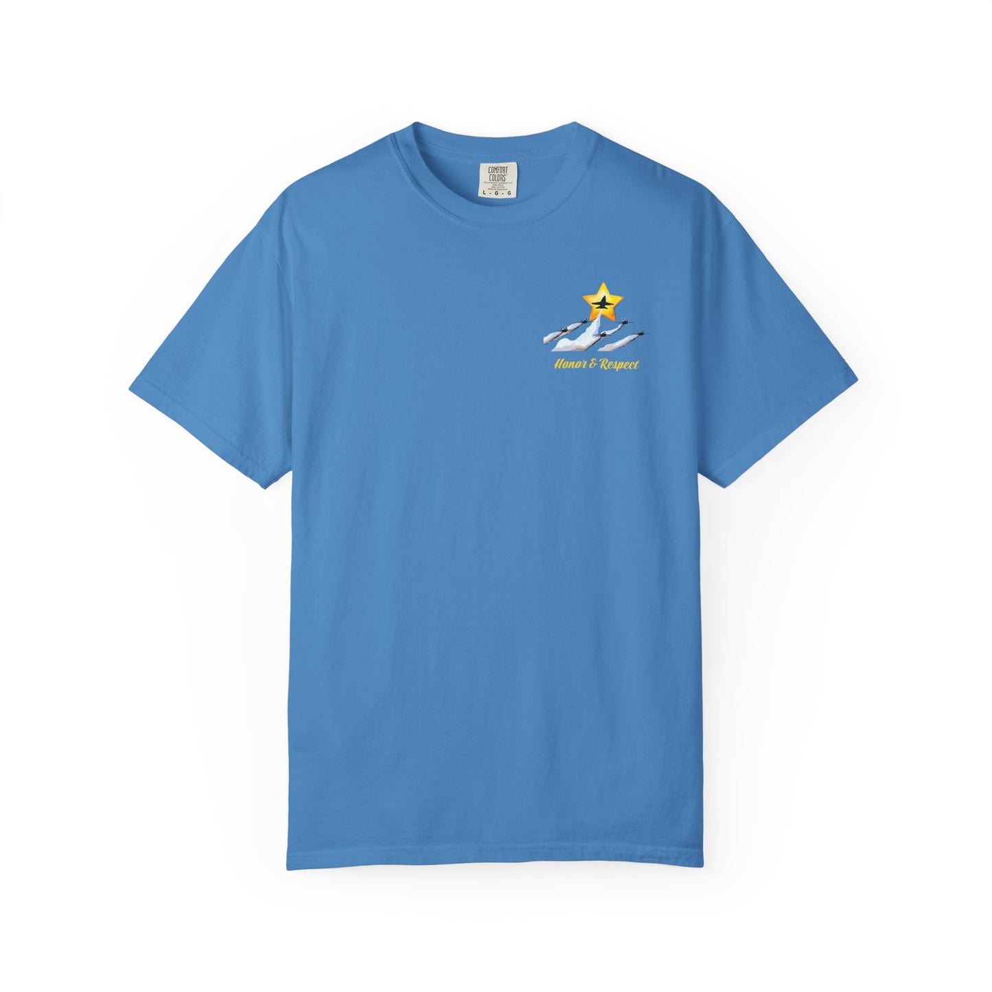 Pensacola Blues Gold Star "Honor & Respect" Pocket featuring Missing Man Formation - PBP10