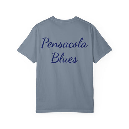 Pensacola Blues featuring Blue Angels Approaching the Pensacola Beach Pier Beach Buzz - PBP04