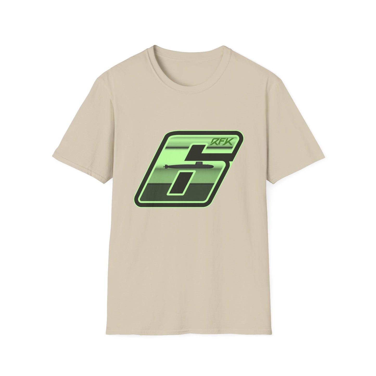 RFK NASCAR Six (6) Car T-Shirt with submarine logo embedded in the car number