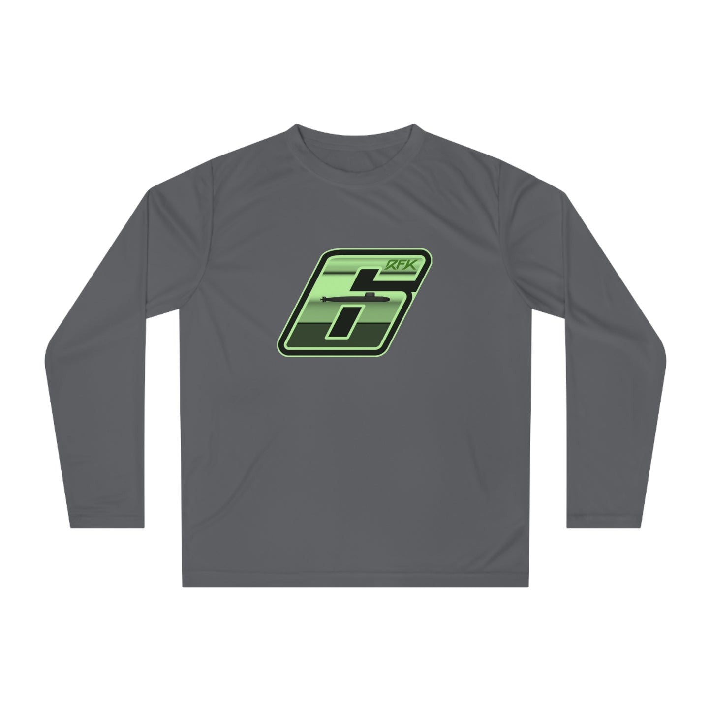 RFK NASCAR Brad Keselowski Six (6) Car Long Sleeve Shirt with submarine logo embedded in the car number