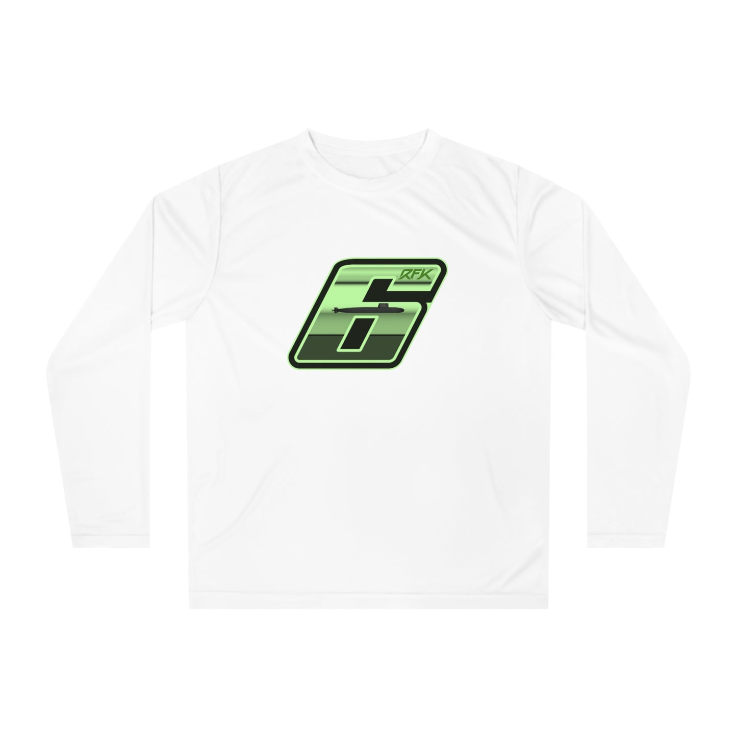 RFK NASCAR Brad Keselowski Six (6) Car Long Sleeve Shirt with submarine logo embedded in the car number