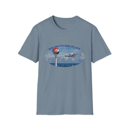 Blue Angels Red, White, and Blues Pensacola Beach Airshow T-Shirt