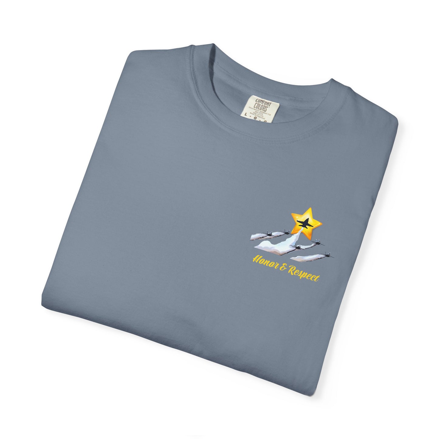 Pensacola Blues Gold Star "Honor & Respect" Pocket featuring Missing Man Formation - PBP10