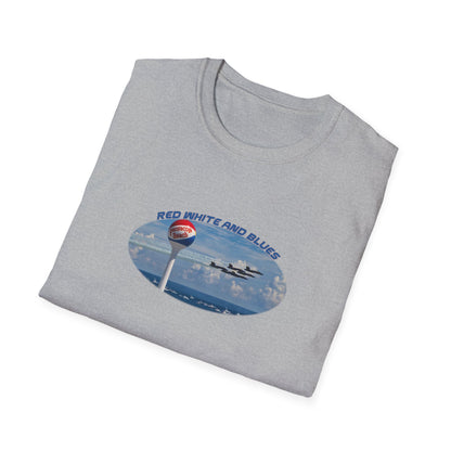 Blue Angels Red, White, and Blues Pensacola Beach Airshow T-Shirt