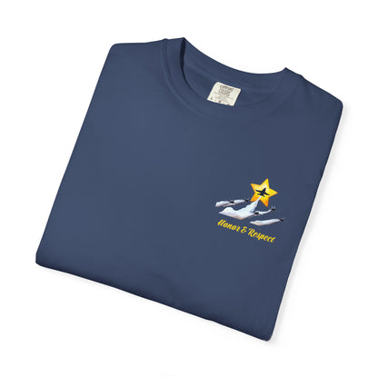 Pensacola Blues Gold Star "Honor & Respect" Pocket featuring Missing Man Formation - PBP10