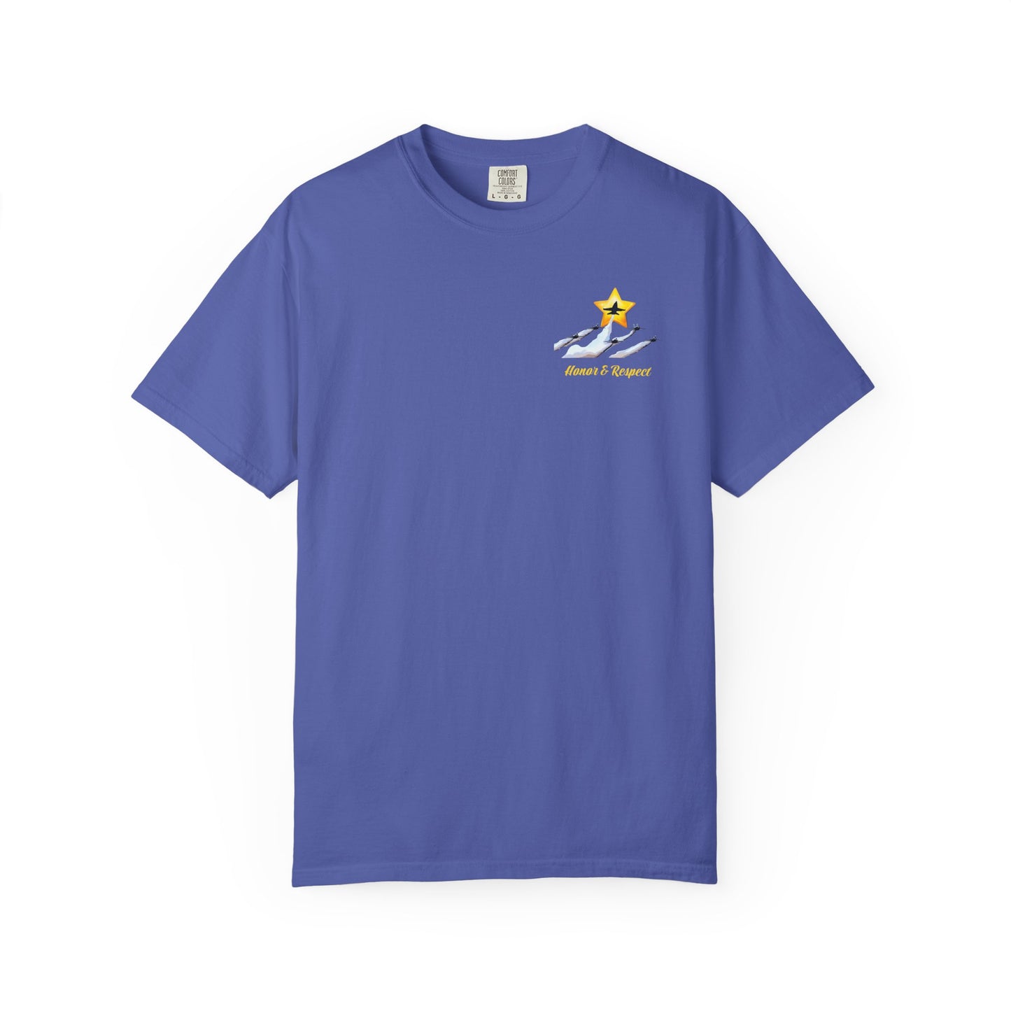Pensacola Blues Gold Star "Honor & Respect" Pocket featuring Missing Man Formation - PBP10