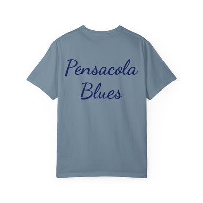 Pensacola Blues featuring Blue Angels Approaching the Pensacola Beach Pier Beach Buzz - PBP04