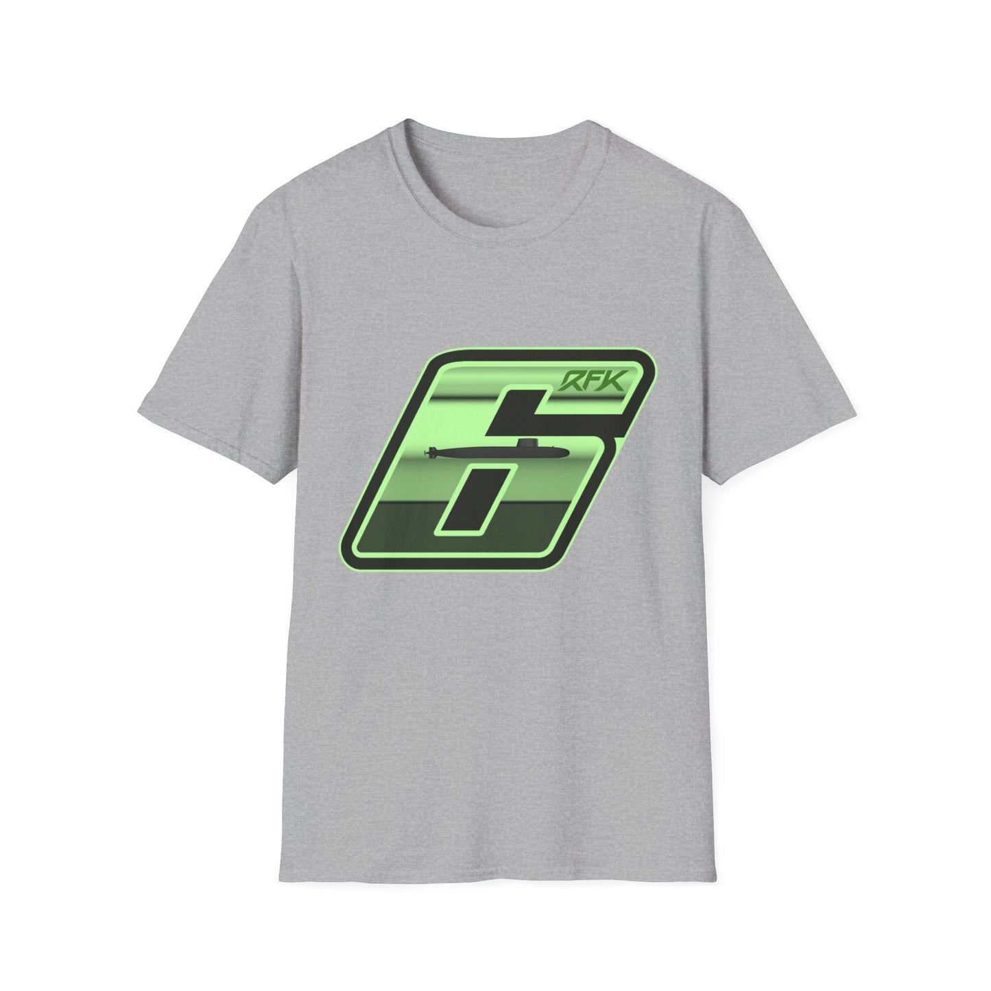 RFK NASCAR Six (6) Car T-Shirt with submarine logo embedded in the car number