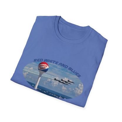 Blue Angels Red, White, and Blues Pensacola Beach Airshow T-Shirt