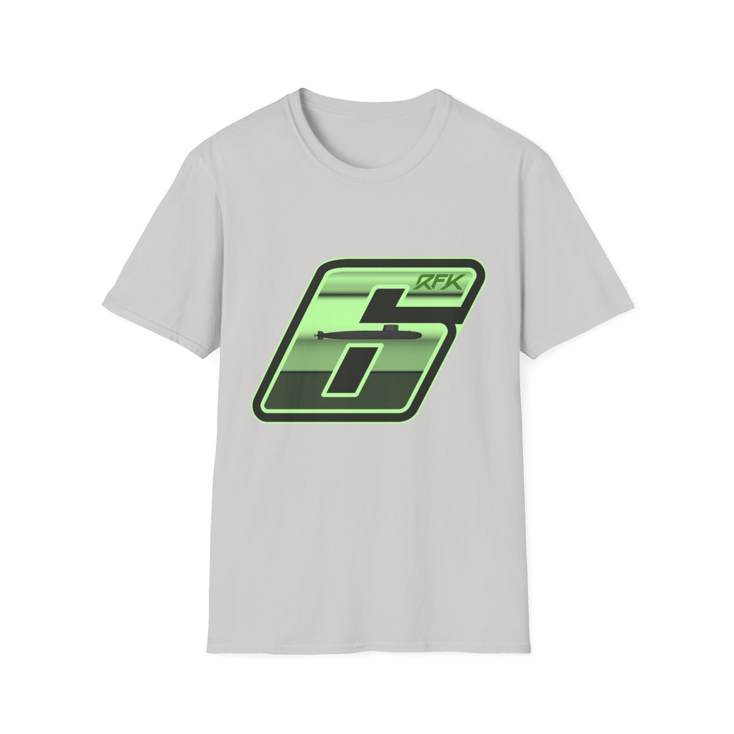 RFK NASCAR Six (6) Car T-Shirt with submarine logo embedded in the car number