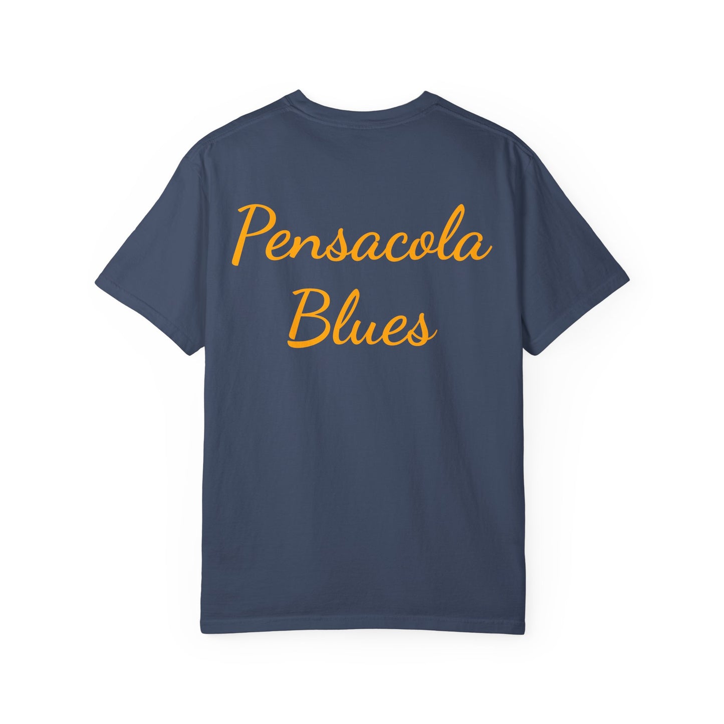 Pensacola Blues featuring Blue Angels Beach Buzz crossing the Pensacola Beach Pier  - PBP16
