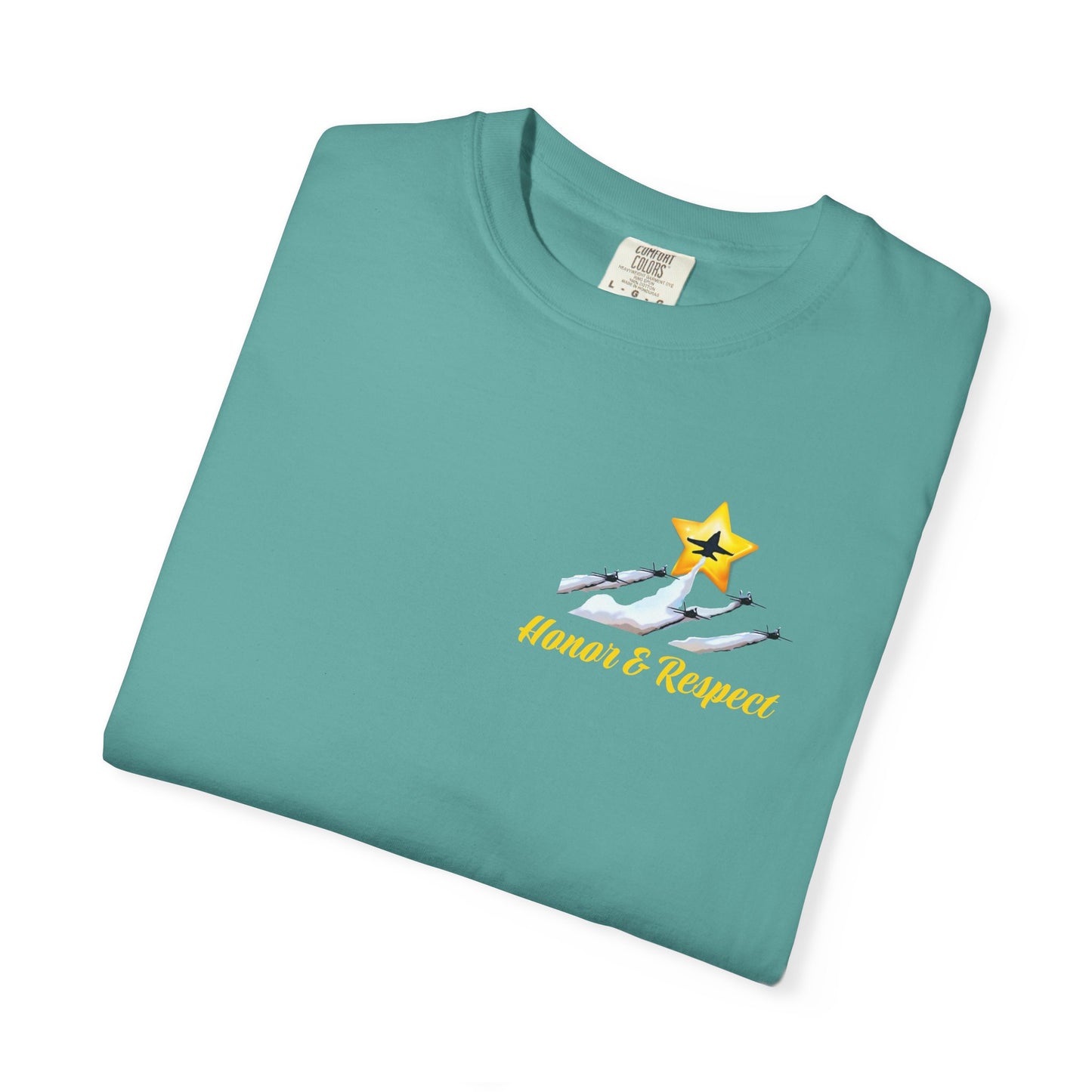 Pensacola Blues Gold Star "Honor & Respect" Pocket featuring Missing Man Formation - PBP10