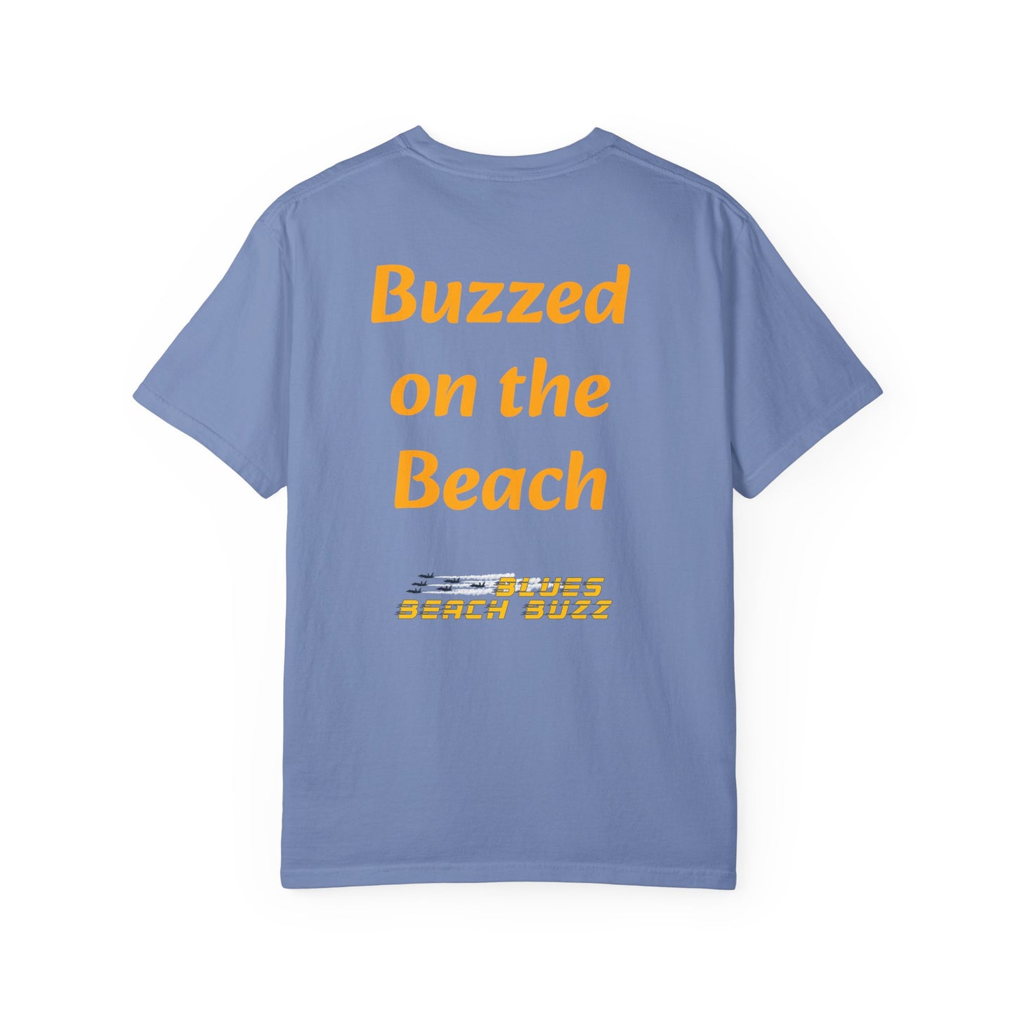 Pensacola Blues Beach Buzz featuring Blue Angels Beach Buzz crossing the Pensacola Beach Pier  - PBB02