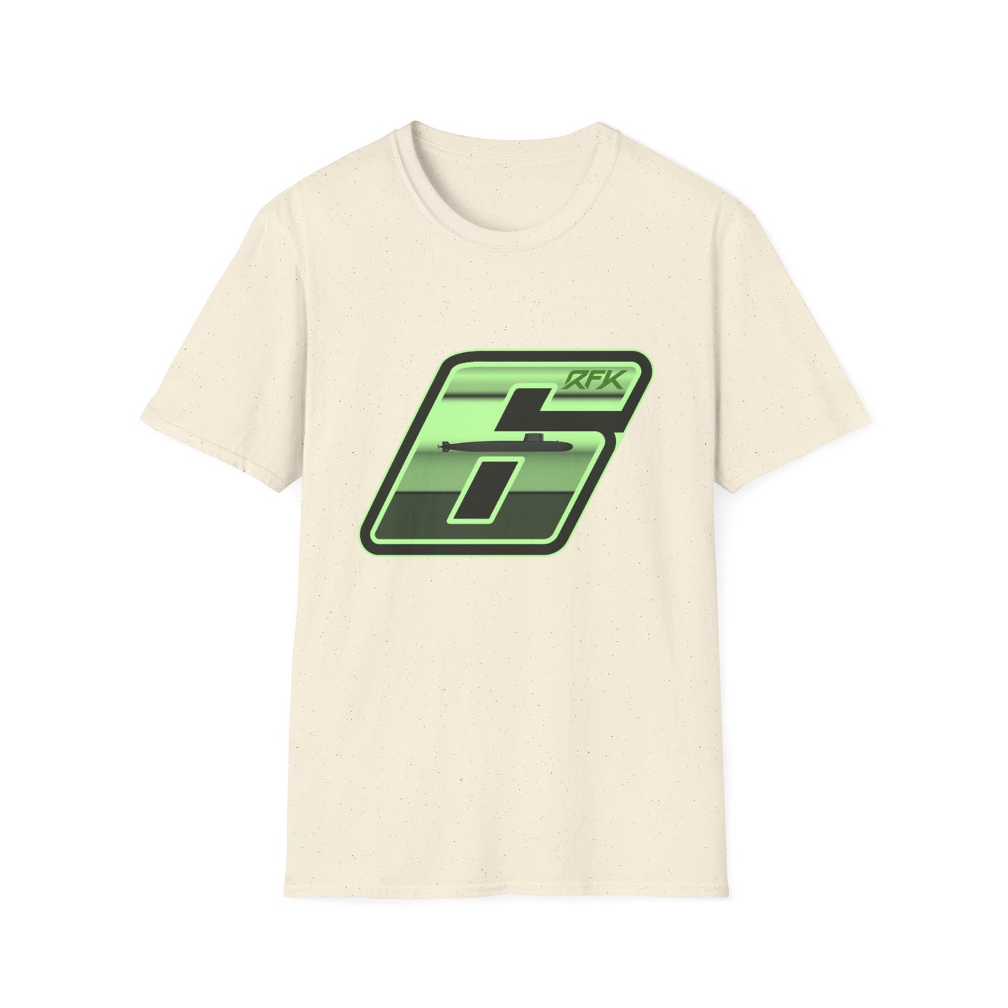 RFK NASCAR Six (6) Car T-Shirt with submarine logo embedded in the car number